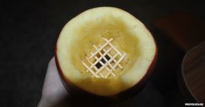 Как сделать кальян на яблоке